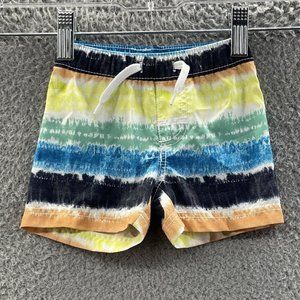 Old Navy Swim Trunks Baby Boys Size 0-3 Months Multi Color Swim Shorts Size 0-3M